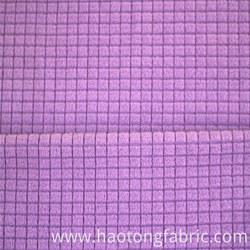 Jacquard Knit Brushed Fleece Fabrics